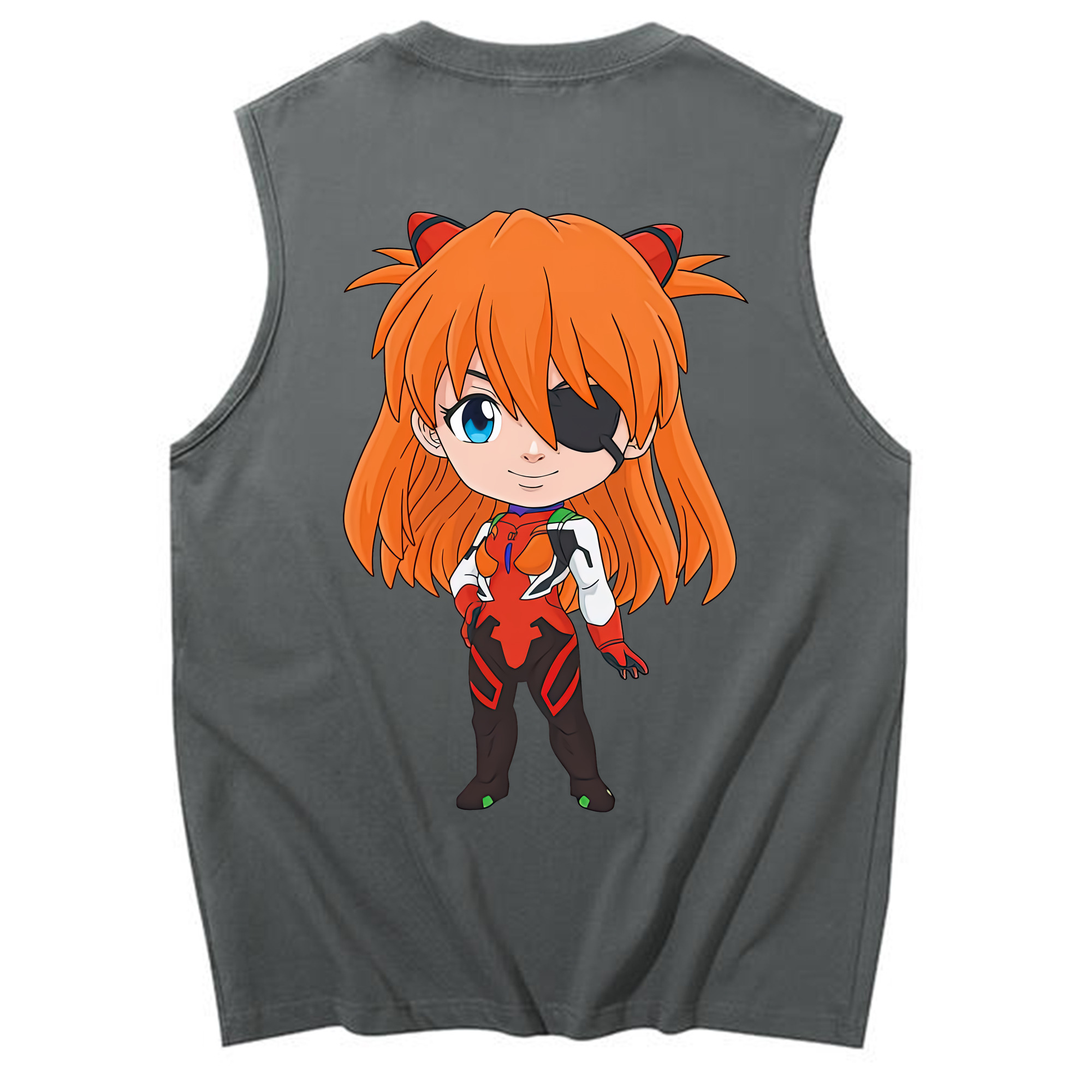 （画像用） EVA 新世紀エヴァンゲリオン コットン100％タンクトップ（背面プリント）